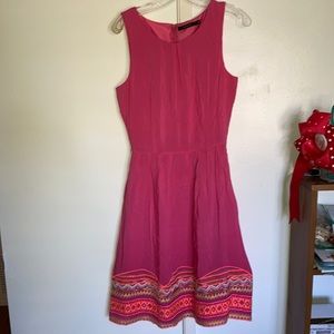 Vertigo Paris pink embroidered dress size XS